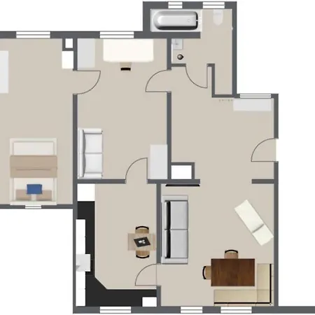 شقة Im Herzen Von لودفيغسبرغ